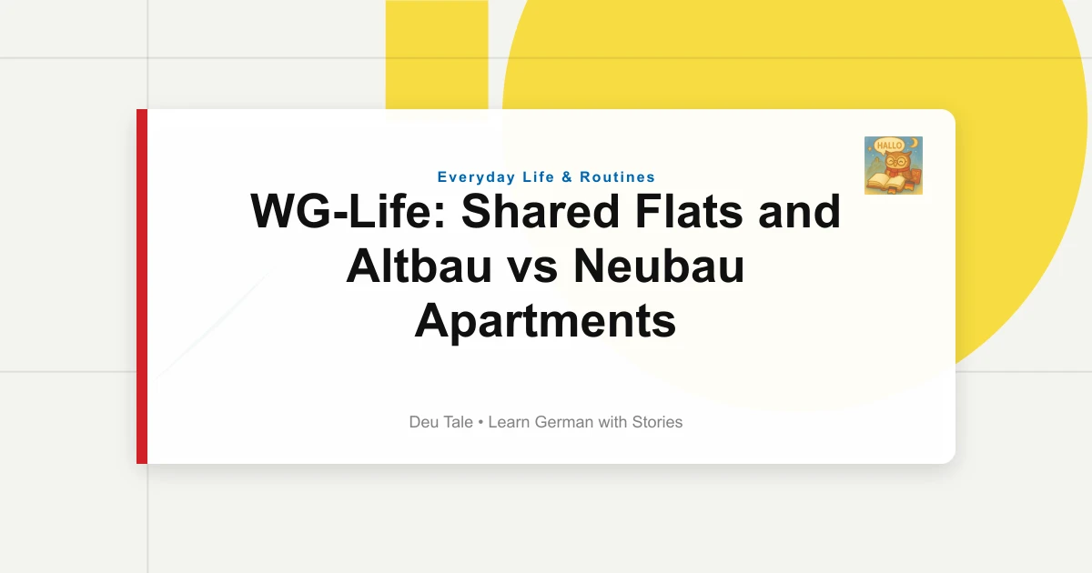 Featured image for WG-Life: Shared Flats and Altbau vs Neubau Apartments