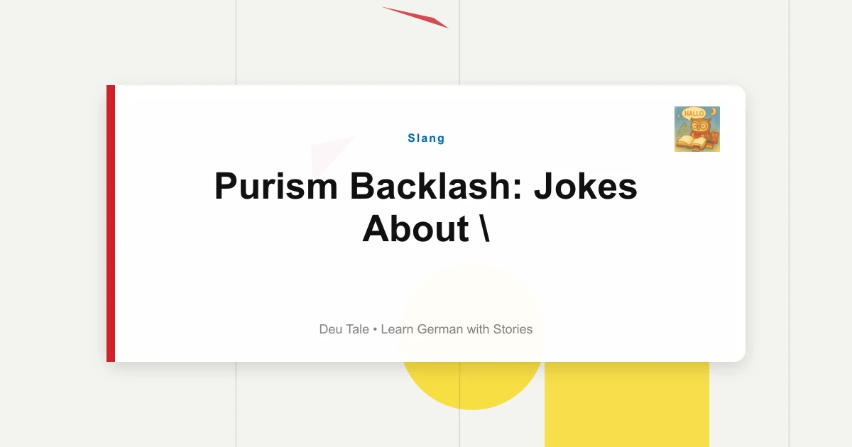 Purism Backlash: Jokes About "Handapparat" Alternatives
